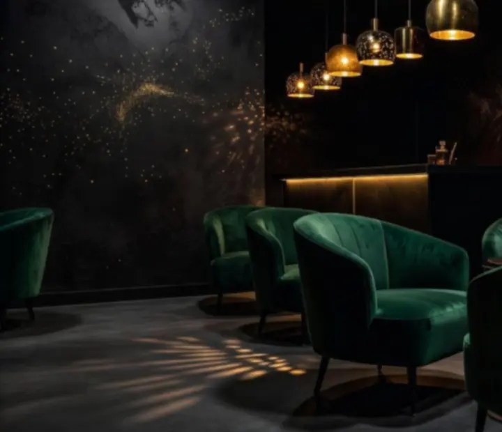 Mood osvětlení a prémiový design v privátním lounge prostoru
